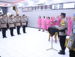 Dua Pejabat Utama Polres Bojonegoro Pindah Tugas, Kapolres Pimpin Sertijab