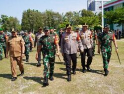 Pangdam XII/Tpr Pimpin Apel Gelar Pasukan PAM VVIP Kunjungan Kerja Wakil Presiden