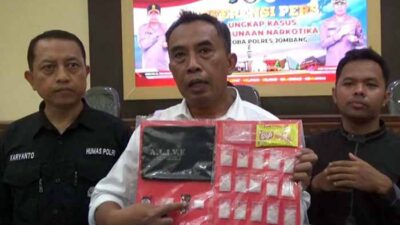 Edar Sabu-sabu Dibungkus Permen dan Permen di Jombang, Pria Asal Sidoarjo Dibekuk