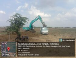 Galian C dugaan ilegal di desa Sugihrejo, Kecamatan Gabus, Kabupaten Pati beroperasi