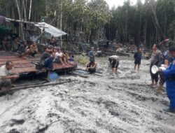 Polres Bangka Barat Lakukan Himbauan Terhadap Aktifitas TI Rajuk Di Sungai Berembang