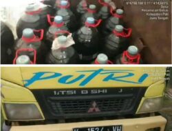 Modus Baru pengangsu BBM Solar Subsidi di Pati – Jawa Tengah oper tab dari tangki Truk Dam ke Galon air.