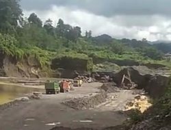 Puluhan Tambang Galian Pasir Blitar – Jawa Timur dugaan Ilegal Merusak Aliran Sungai Gunung Kelud