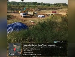 Aktifitas Tambang Galian C Urug Di Brangsi Kecamatan Laren Kabupaten Lamongan di Duga Belum Mengantongi IUP OPK
