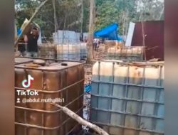 Sekdes “Rizal” CS Nekat Lakukan Pemungutan Minyak Mentah Ilegal Di Sumur Bor Di Gampong Alur Canang