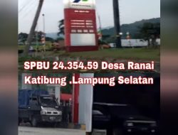 Oknum Pengawas SPBU 24.354.59 Di Desa Rangai Tritunggal, Kecamatan Katibung Lampung Selatan, Diduga Menipulasi Penyaluran BBM Subsidi
