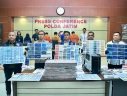 Polda Jatim Berhasil Membongkar Sindikat Judi Online