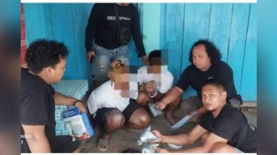Polres Nganjuk Tangkap Dua Pelajar Edarkan Bubuk Mercon di Gondang