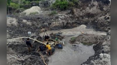 Tergiur untung yang memuaskan ‘Silo Warga Desa Sarangmandi, Kec. Sungai Selan buka tambang emas dan timah secara Ilegal”