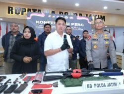 Polda Jatim Gagalkan Penyelundupan Senjata di Bojonegoro Diduga untuk KKB Papua