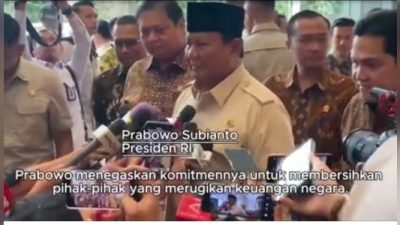 Respon Presiden Prabowo Subianto terkait Kasus Korupsi di Pertamina