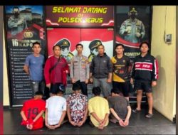 Pelaku pengeroyokan menggunakan senjata tajam di Desa tumbak petap kec, jebus di ringkus Polisi