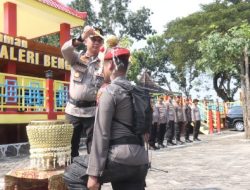 Sat Reskrim dan Sat Resnarkoba Polres Bojonegoro: 133 Personel Tempuh Long March 30 Km
