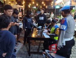 Polsek Densel Amankan 13 Pelanggar: Knalpot Brong dan Motor Bodong Jadi Sasaran