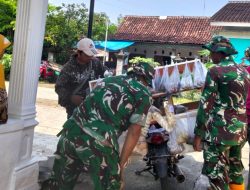 Pedagang Sayur Keliling Ikut Rasakan Berkah TMMD Reguler ke-128 Kodim Sragen