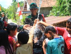 Tawa Bahagia Warga Pecah di Lokasi Sumur Bor TMMD di Dusun Gadungsari