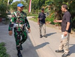 Pastikan Penutupan TMMD Berjalan Aman dan Humanis, Danunit Intel Kodim Sragen Cek Langsung Rute dan Titik Parkir