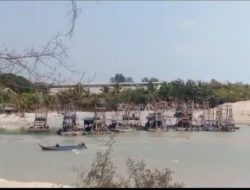 Ponton Timah Diduga Beroperasi di Depan Polairud Sungailiat, H. Bidin Disebut Korlap Setor Rp1 Juta per Ponton