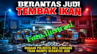 Judi Tembak Ikan Merajalela di Deli Serdang : Beroperasi 24 Jam, Dekat Sekolah, Diduga Dapat Perlindungan APH