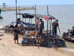 Satpolairud Polres Bangka Barat Bongkar 4 Ponton, Pemilik Diminta Tak Ulangi Aktivitas Tambang